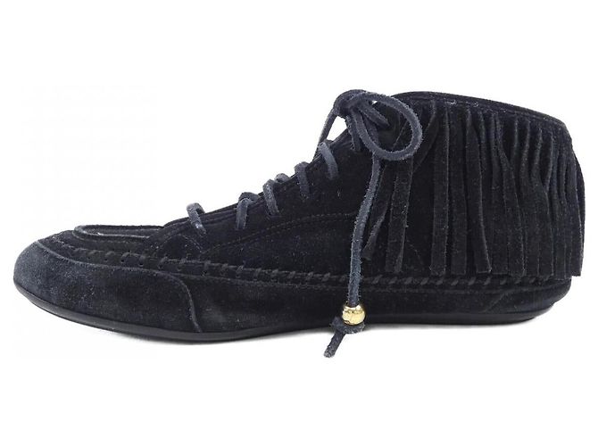Leder Schuhe von Louis Vuitton Schwarz - Ansicht 2