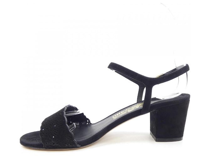 Sandali Salvatore Ferragamo Nero - vista 2