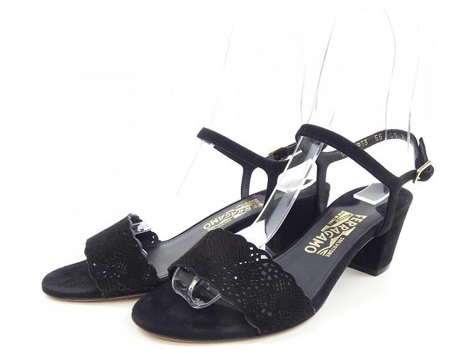 Sandali Salvatore Ferragamo Nero - vista 3
