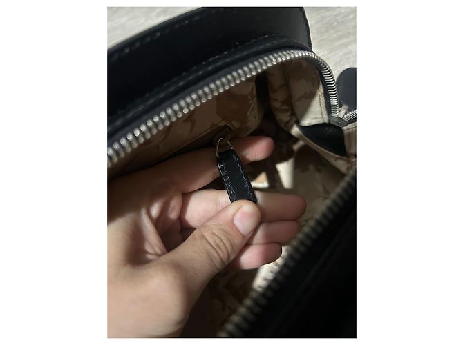 BORSO A MANO MEDIO DETECTIVE CHRISTIAN DIOR IN PELLE NERA Borsa a mano nera Nero - vista 20