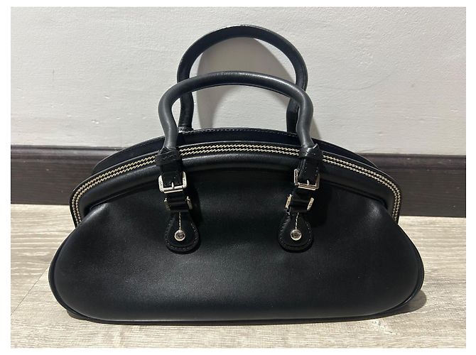 BORSO A MANO MEDIO DETECTIVE CHRISTIAN DIOR IN PELLE NERA Borsa a mano nera Nero - vista 5