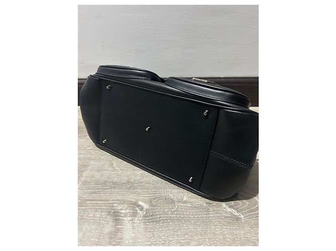 BORSO A MANO MEDIO DETECTIVE CHRISTIAN DIOR IN PELLE NERA Borsa a mano nera Nero - vista 6