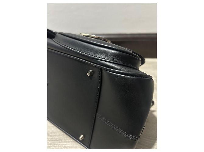 BORSO A MANO MEDIO DETECTIVE CHRISTIAN DIOR IN PELLE NERA Borsa a mano nera Nero - vista 7