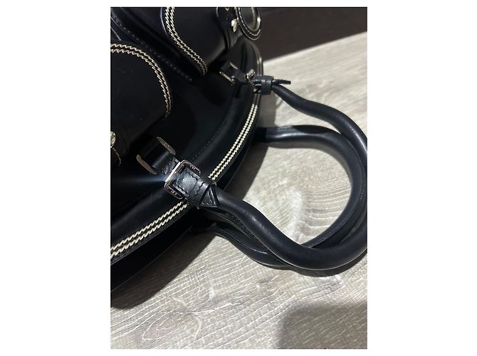 BORSO A MANO MEDIO DETECTIVE CHRISTIAN DIOR IN PELLE NERA Borsa a mano nera Nero - vista 8