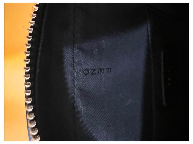 Borsa a tracolla Fendi FF in pelle marrone e nera Nero - vista 10