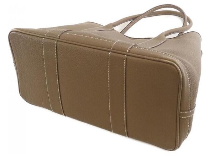 Borsa Hermès Garden Party 36 cm Taupe - vista 2