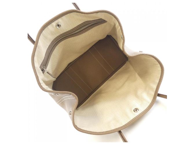 Borsa Hermès Garden Party 36 cm Taupe - vista 9