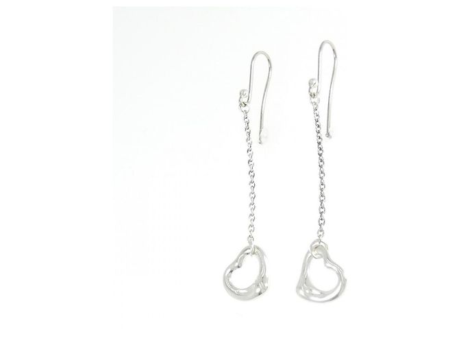 Elsa Peretti Tiffany & Co Orecchini a goccia Open Heart di Tiffany - vista 2