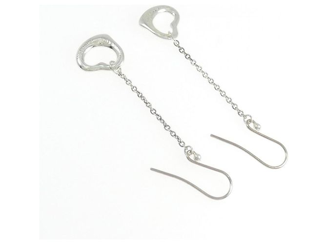 Elsa Peretti Tiffany & Co Orecchini a goccia Open Heart di Tiffany - vista 3