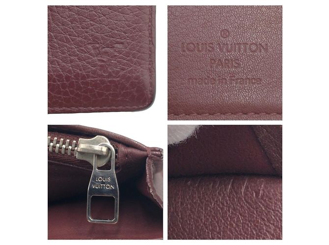 Portafoglio Brazza in Taurillon Louis Vuitton Marrone - vista 4