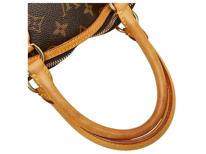 Borsa Tote Lockit Monogram Louis Vuitton Marrone Monogramma - vista 11