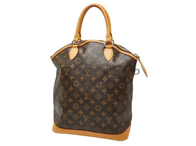 Borsa Tote Lockit Monogram Louis Vuitton Marrone Monogramma - vista 2