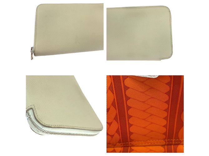 Hermès Hermes Azap Langwallet in Elfenbein Roh - Ansicht 6