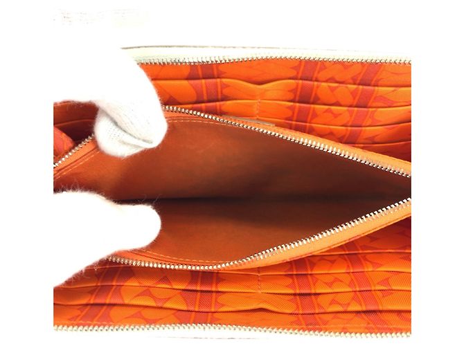 Hermès Hermes Azap Langwallet in Elfenbein Roh - Ansicht 8