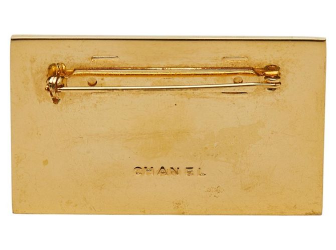 Spilla Logo Placcata Oro Chanel D'oro - vista 2