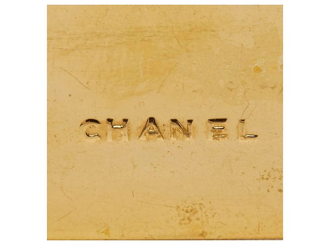 Spilla Logo Placcata Oro Chanel D'oro - vista 3