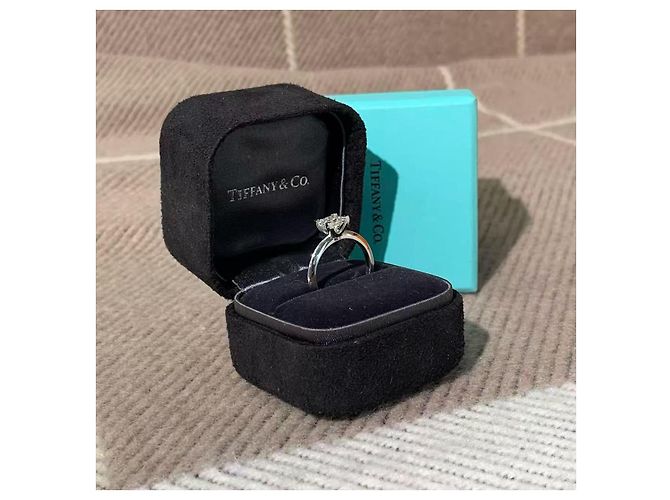 Tiffany & Co. Diamant-Verlobungsring 1,08 ct i vvs2 Silber - Ansicht 3