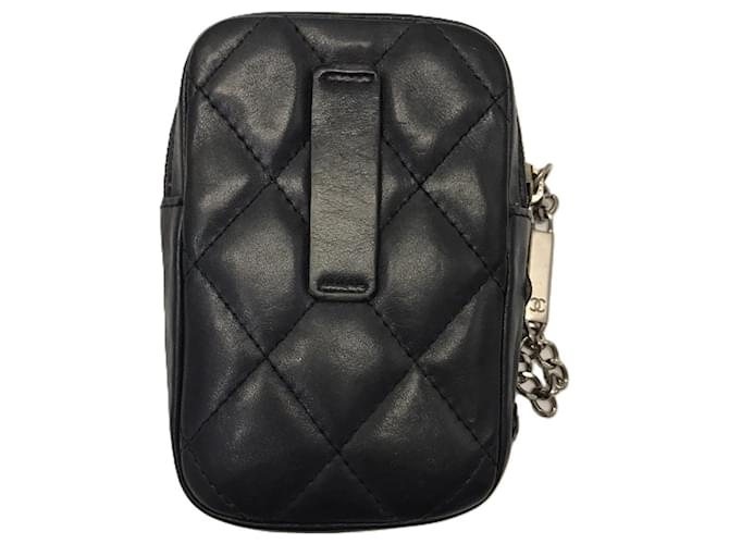 Chanel Cambon Line Cigarette Case Black - view 2