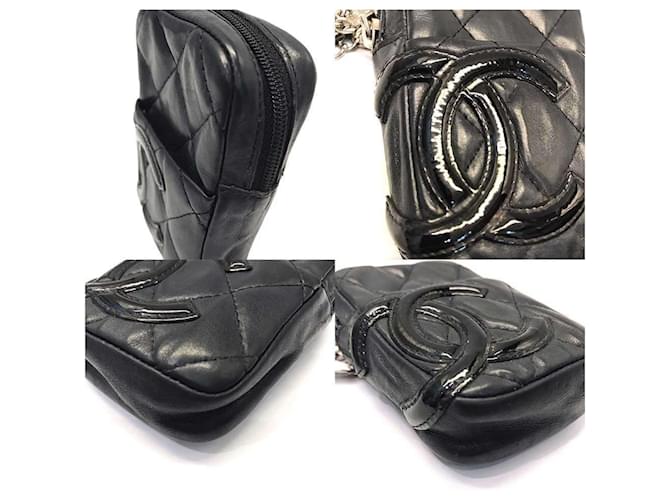 Chanel Cambon Line Cigarette Case Black - view 3