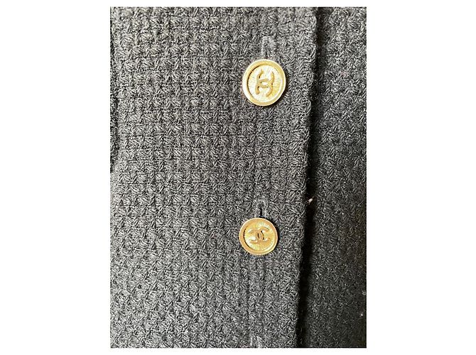 Chanel Tweed Skirt Suit Black - view 4