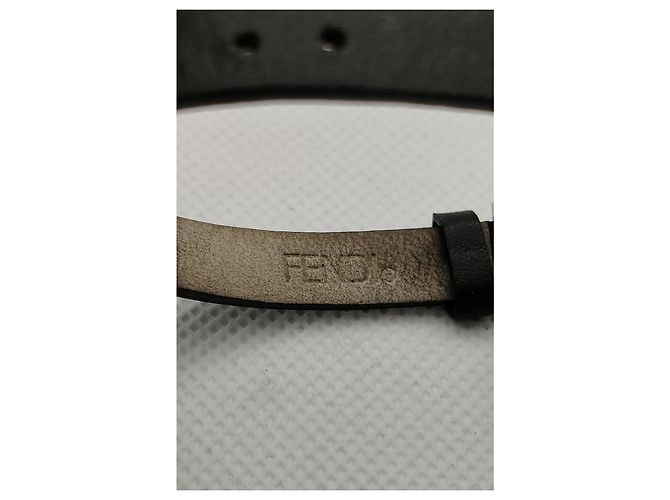 Relógio Fendi 3300L de aço e couro Prata - vista 3