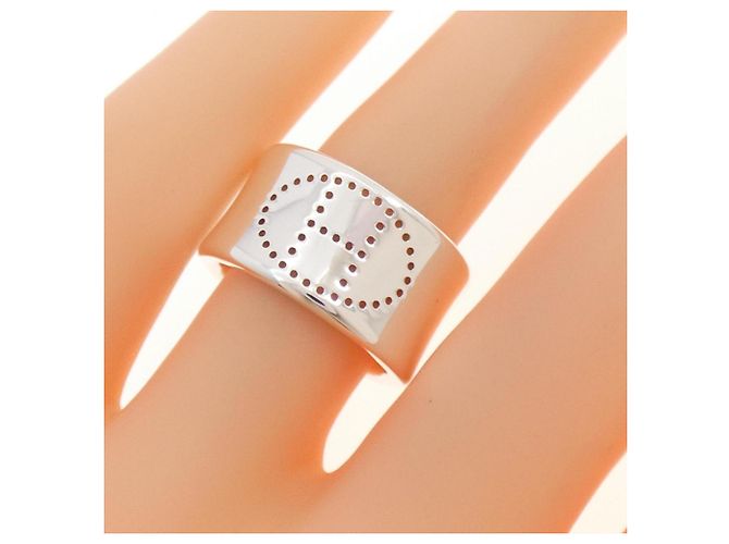 Ring Bague Ruban Éclipse Hermès Argenté - vue 5