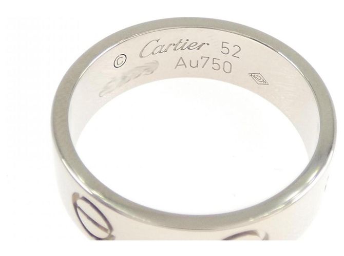 Anello Love Cartier in oro bianco 18K - vista 3
