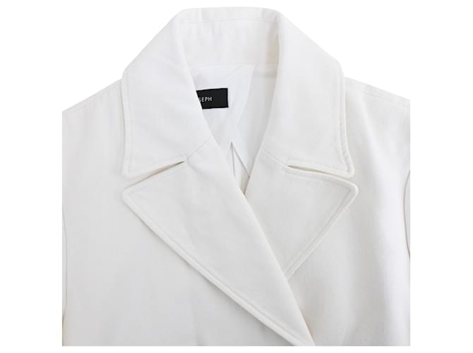 Blazer Doble de Joseph en Algodón Blanco Crudo - vista 5