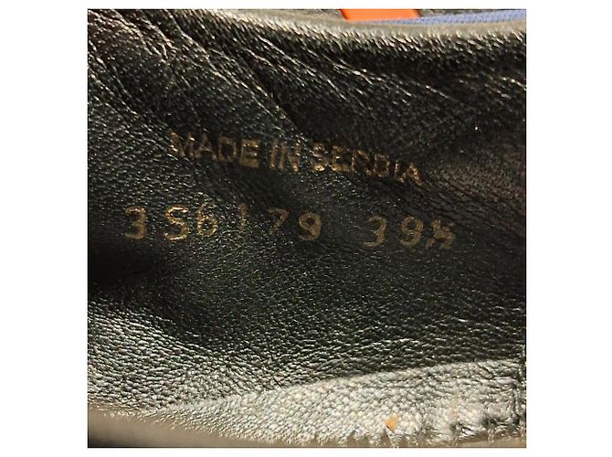 Sneakers Slip On Prada in Nylon Blu Navy - vista 7