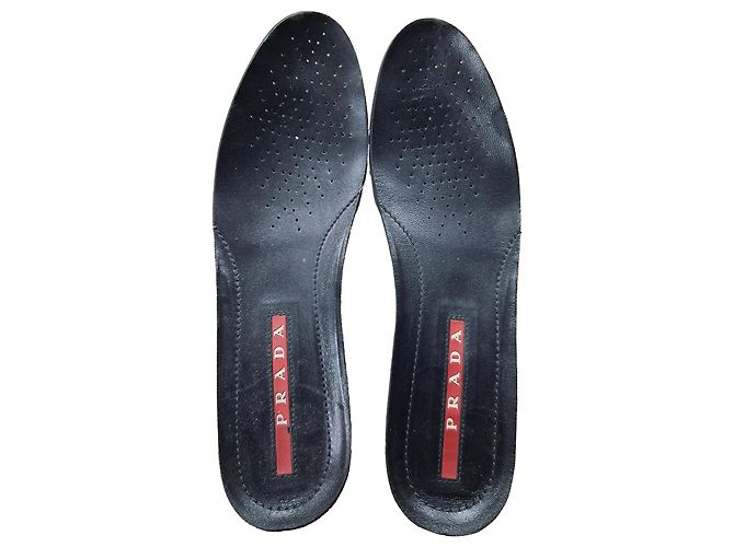 Sneakers Slip On Prada in Nylon Blu Navy - vista 9