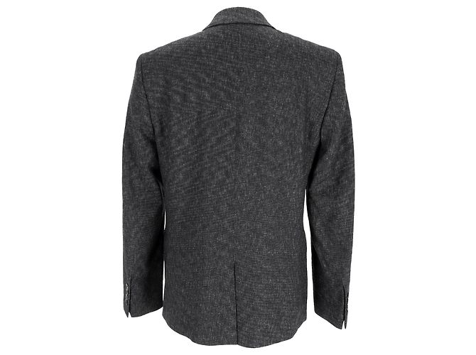 Iro Single-Breasted Tweed Blazer in Grey Wool - view 3