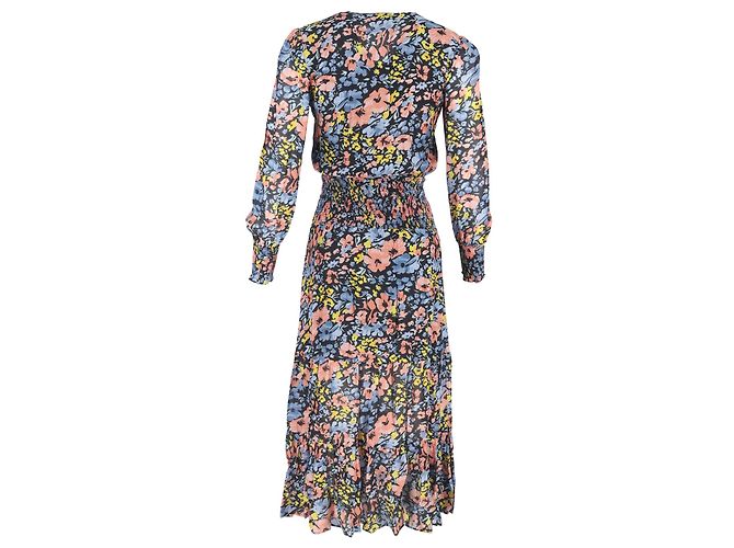Autre Marque Rixo Maya Rüschen-Maxikleid aus Baumwolle mit Blumenmuster - Ansicht 3