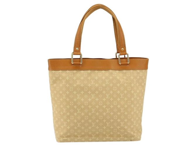 Borsa Louis Vuitton Lucille Mini Lin GM Beige - vista 2