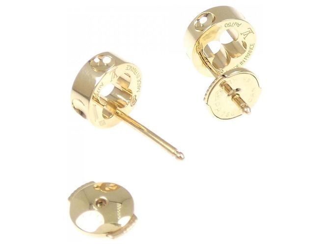 Pendientes Puce Empreinte Louis Vuitton Dorado - vista 3