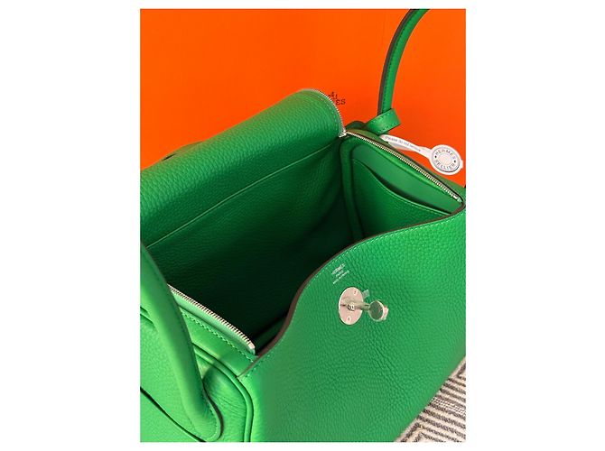 Hermès Lindy 26 in verde Bambù (con timbro W) Verde scuro - vista 10