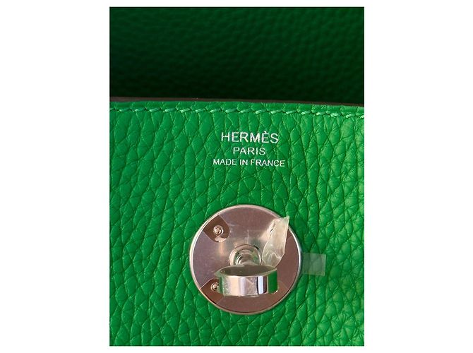 Hermès Lindy 26 in verde Bambù (con timbro W) Verde scuro - vista 11