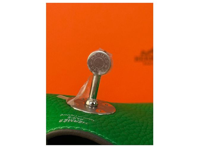 Hermès Lindy 26 in verde Bambù (con timbro W) Verde scuro - vista 12