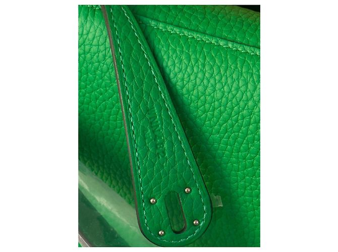 Hermès Lindy 26 in verde Bambù (con timbro W) Verde scuro - vista 14