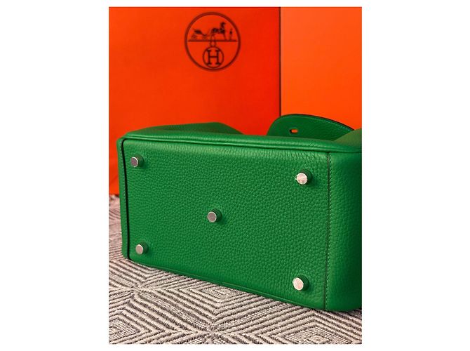 Hermès Lindy 26 in verde Bambù (con timbro W) Verde scuro - vista 17