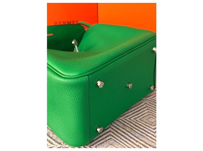 Hermès Lindy 26 in verde Bambù (con timbro W) Verde scuro - vista 5