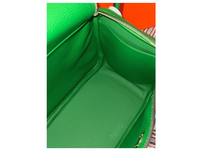 Hermès Lindy 26 in verde Bambù (con timbro W) Verde scuro - vista 6