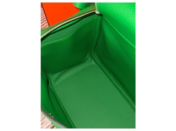 Hermès Lindy 26 in verde Bambù (con timbro W) Verde scuro - vista 7