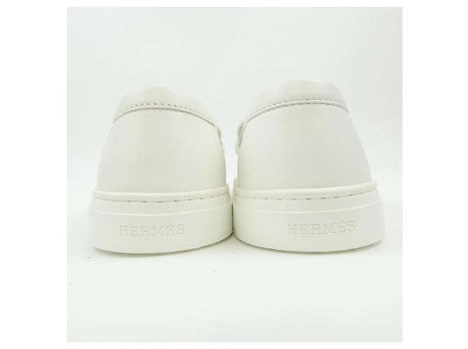 Hermès Hermes Leather Shoes White - view 5