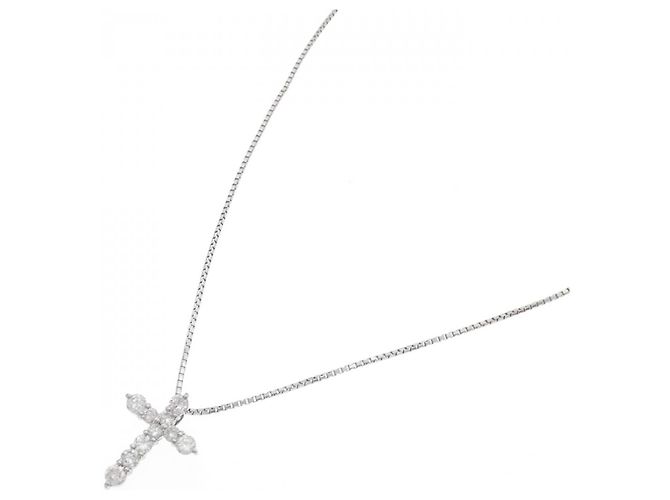 Autre Marque Collana di diamanti PT900 PT850 Argento - vista 2