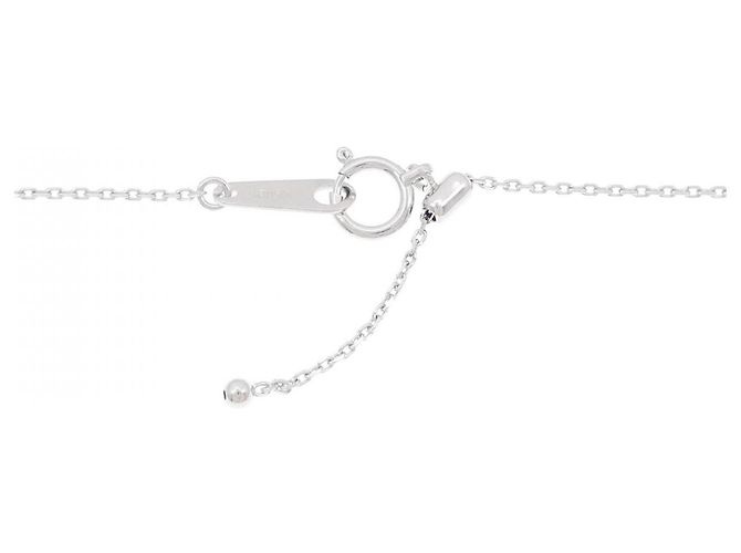 Autre Marque Collana di diamanti Pt900 K18WG Argento - vista 5