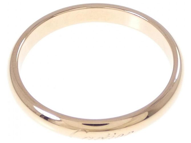 Anello C di Cartier in oro rosa 18K - vista 3