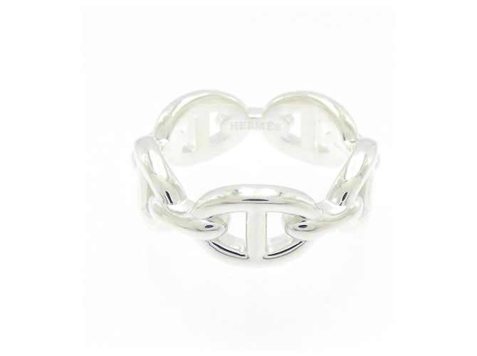 Hermès Chaine d'Ancre Enchaine Ring Silber - Ansicht 2