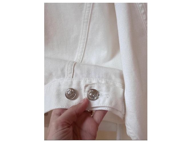 Chaqueta de denim de edición limitada MM6 Negro Blanco - vista 10