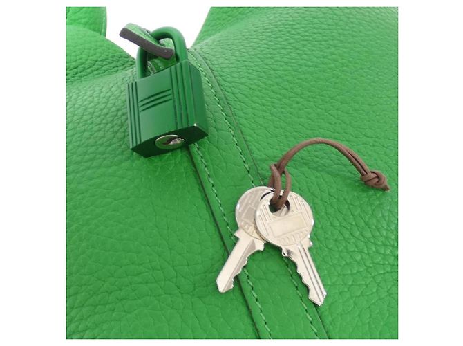 Borsa Hermès Picotin Rock Monochrome PM Verde - vista 3