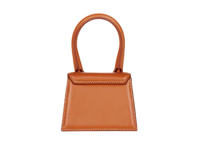 Jacquemus Le Chiquito Mini em couro Marrom - vista 2